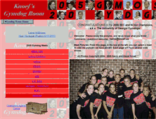 Tablet Screenshot of gymdogs05.knoef.us